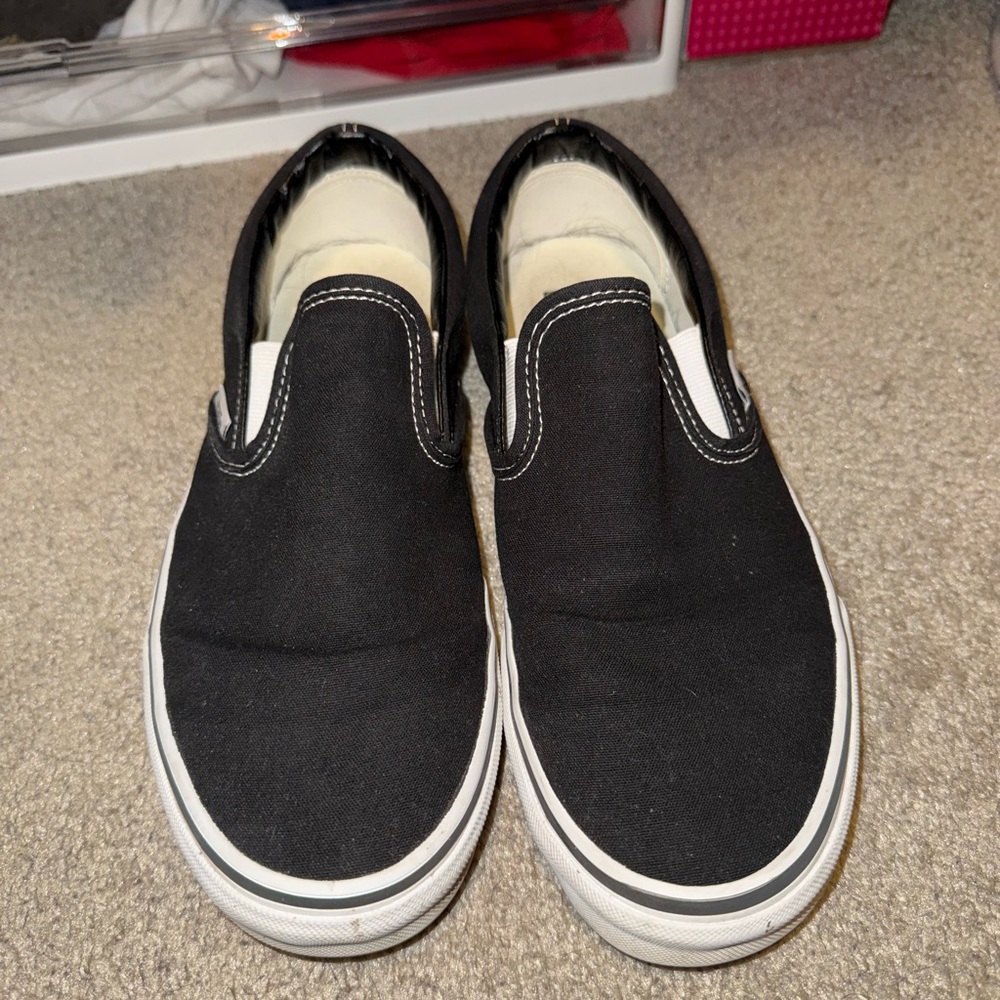 Vans Classic Black Slip-On - Size 10.5